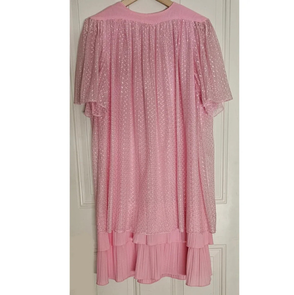 Rare Vintage Risa Ann New York pink lace ruffle Fairy dress size 14 - Picture 2 of 14